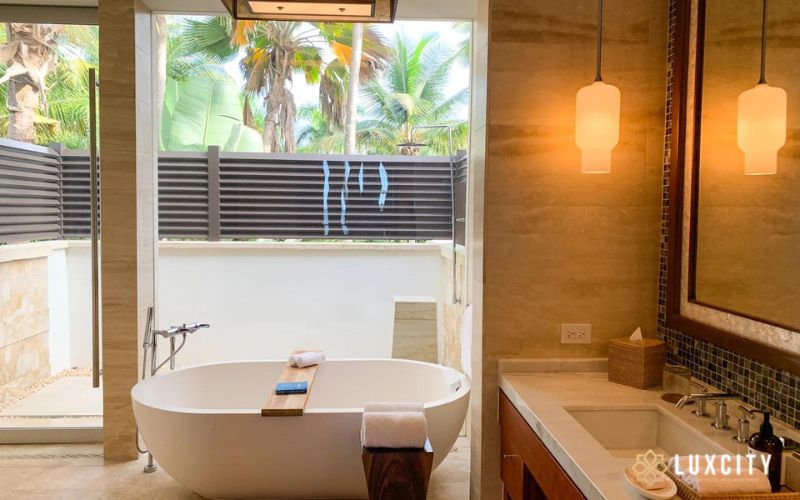 The best hotels will view their bathrooms as high-design hideaways where travelers can luxuriate as they wash the stress of travel away