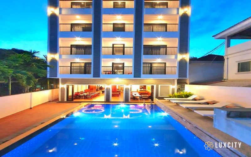 Top 7 Breathtaking Hotels With Private Pool In Siem Reap Luxcity Hotel And Apartment 