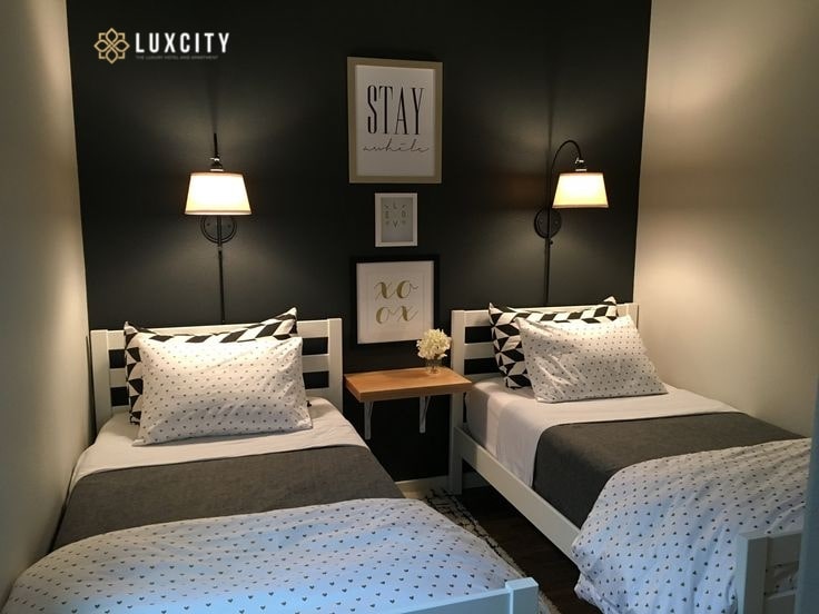 How To Arrange Two Twin Beds In A Small Room 6 Tips LuxCity Hotel   How To Arrange Two Twin Beds In A Small Room 3 