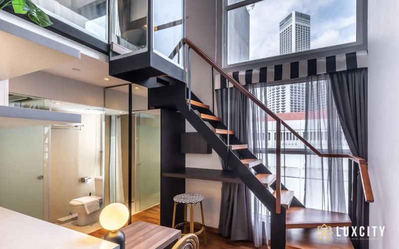 Loft hotels usually come with an elegant design style, making them Instagrammable