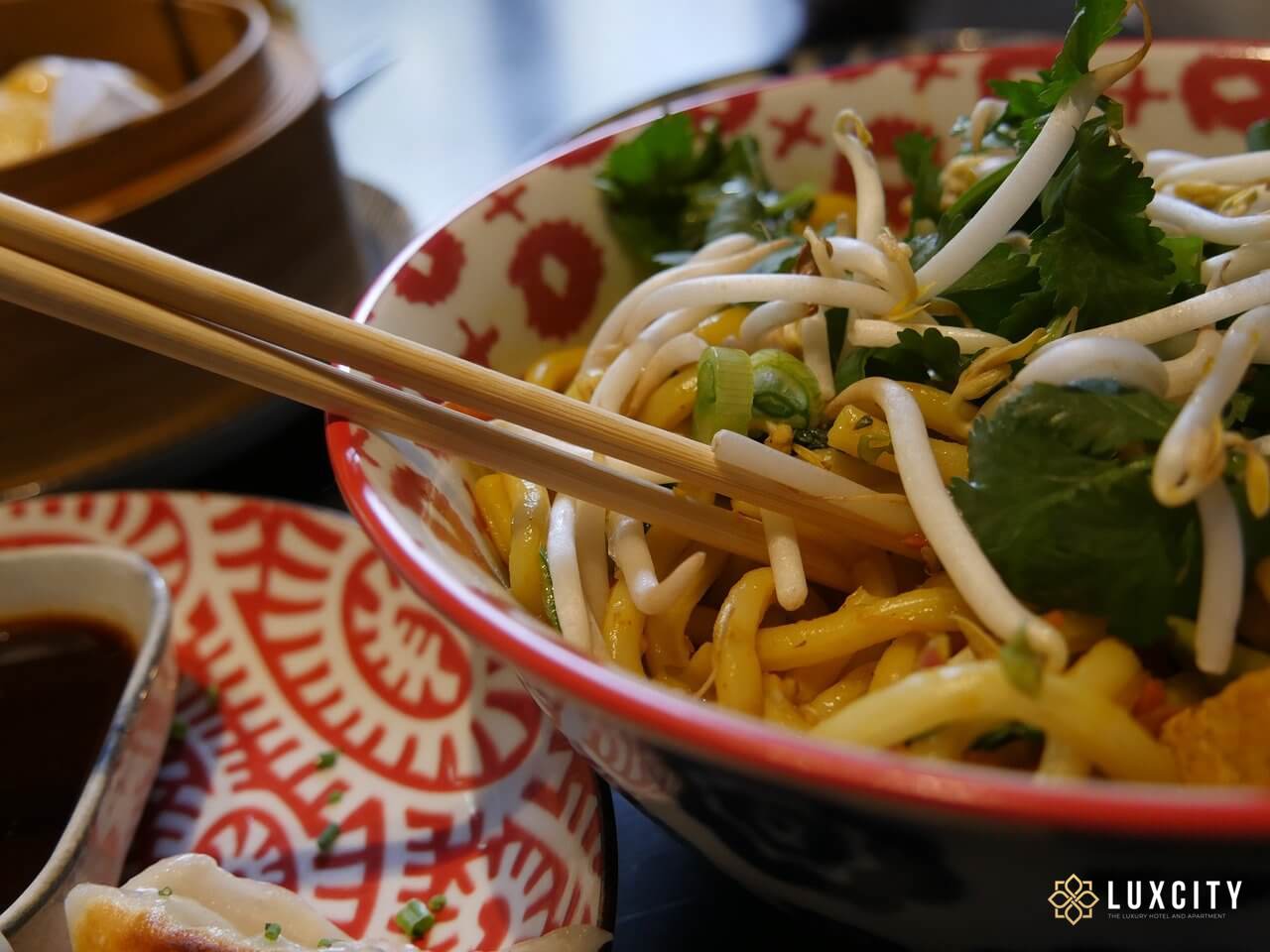 Num Banh Chok is a Cambodian staple